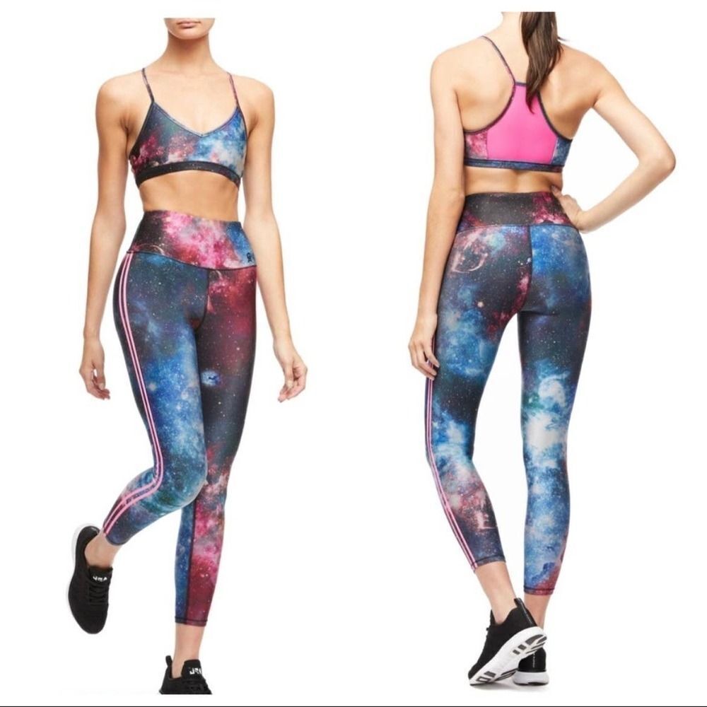 Good American Black Core Strength Galaxy Leggings Size 1 / Small